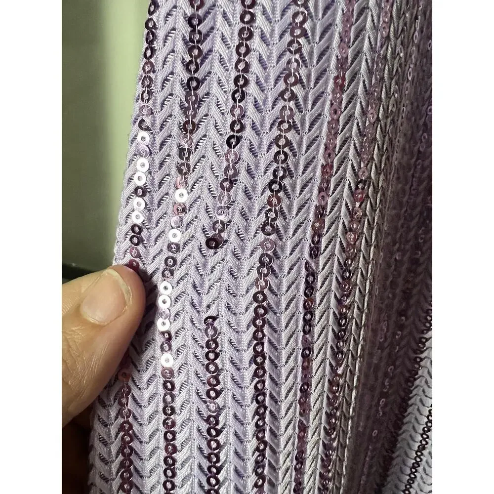 Stine Goya Markus lavender Sequin Trousers Size Large - Picture 8 of 8